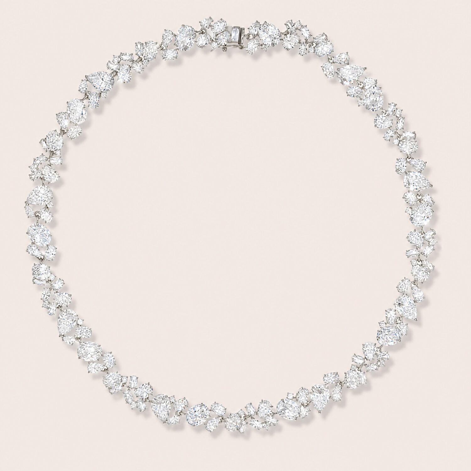 Collana gioiello total white