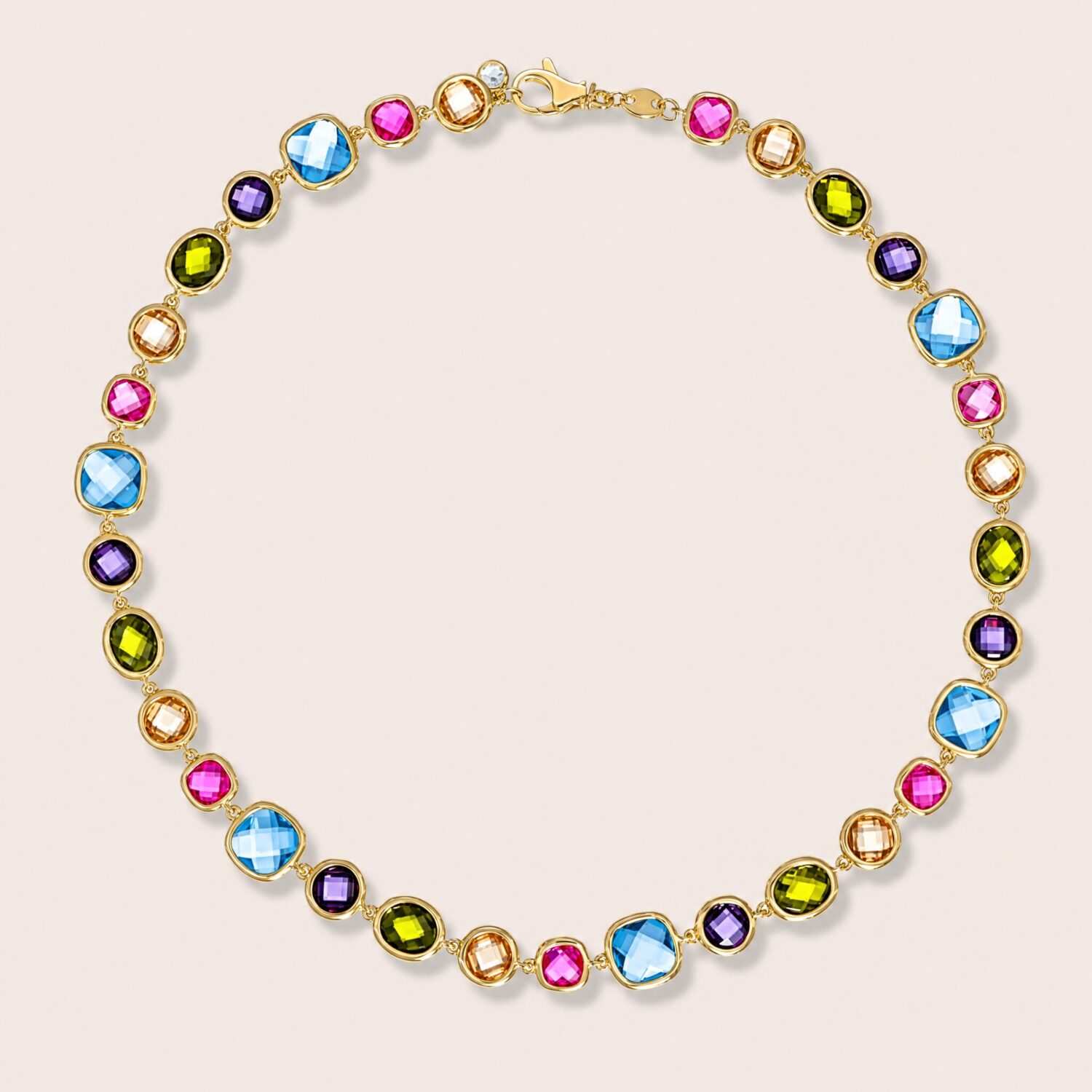 Collana multicolor cm. 42