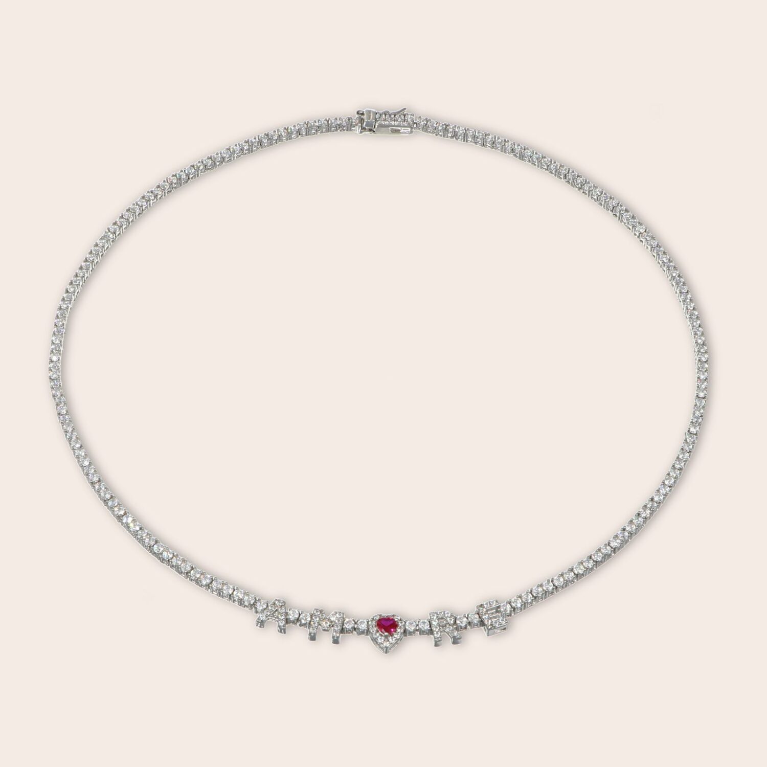 Collana tennis Amore