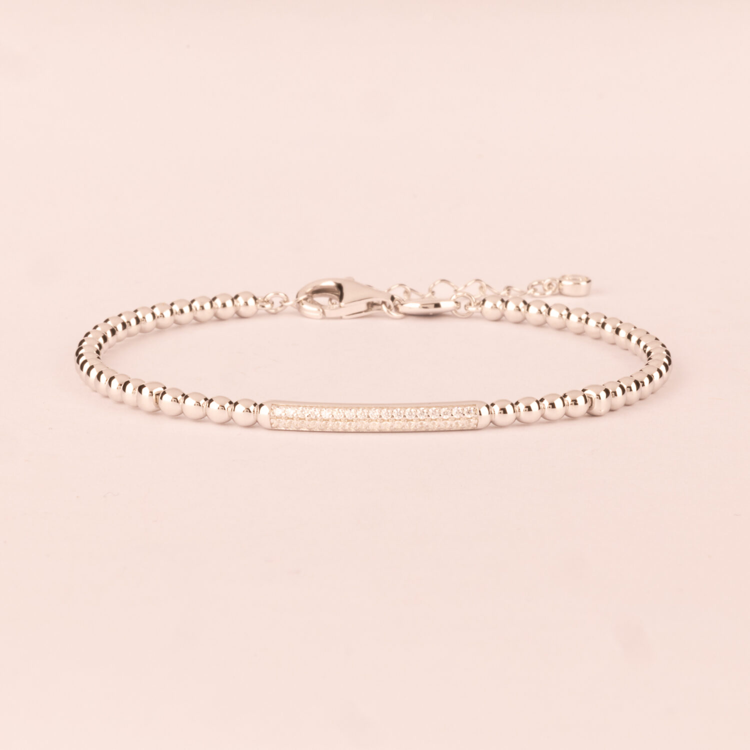 Bracciale bangle barrettina pave'