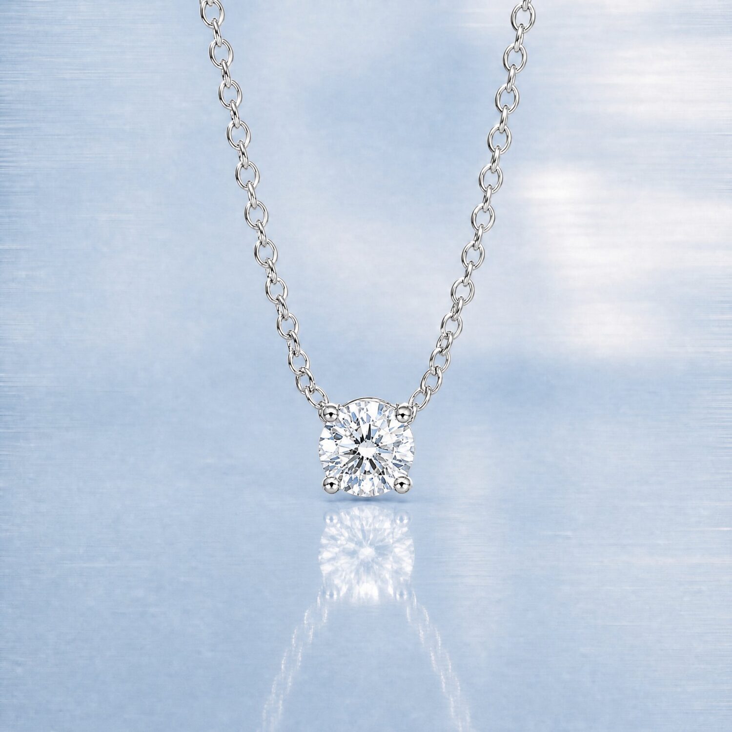 Ciondolo punto luce 0.75 Ct.