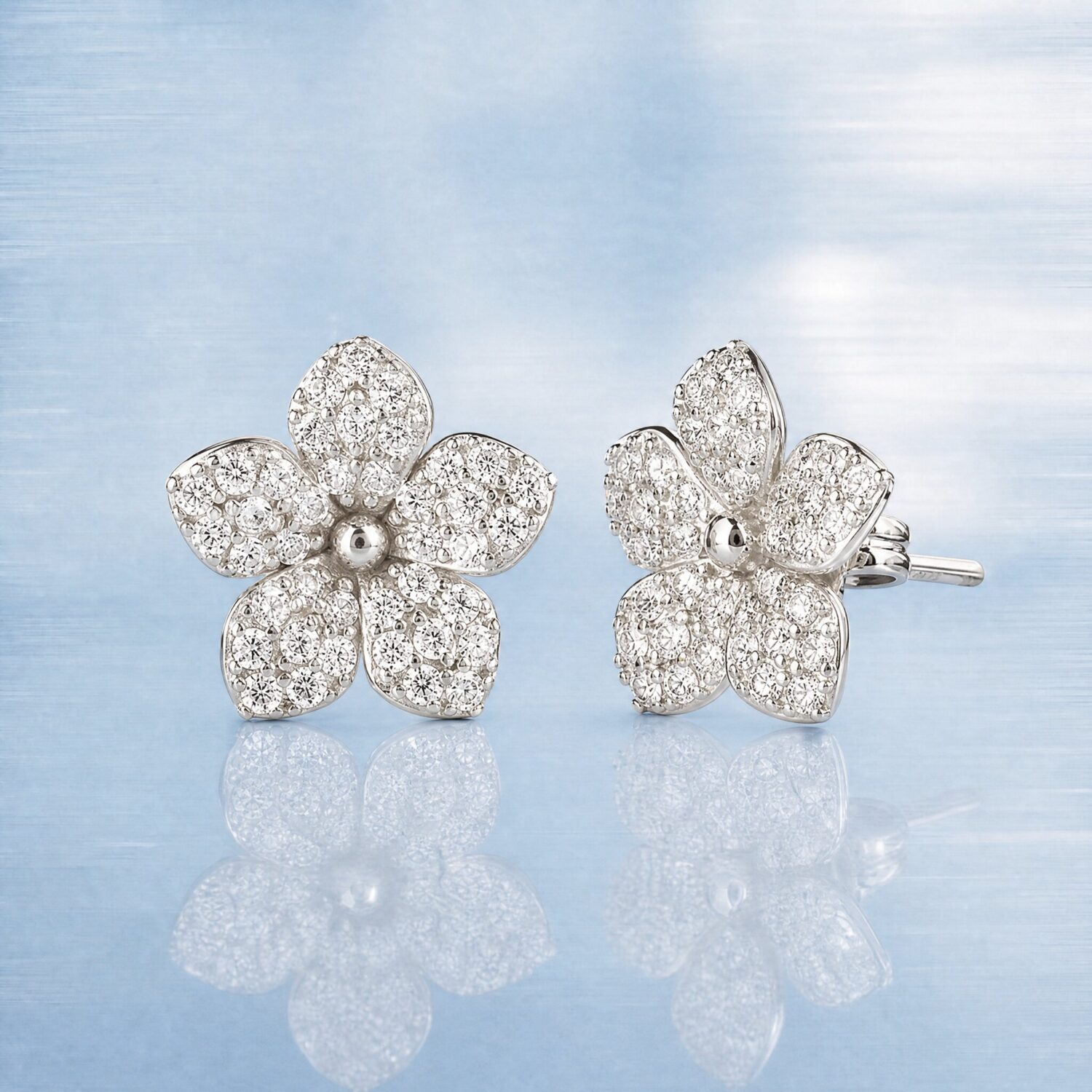 Orecchino fiore pave'