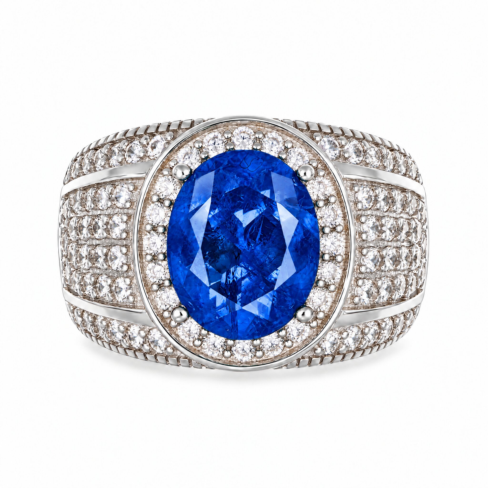 Anello classico pietra ovale