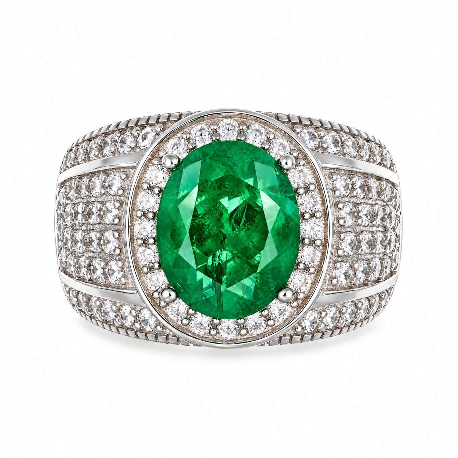 Anello classico pietra ovale